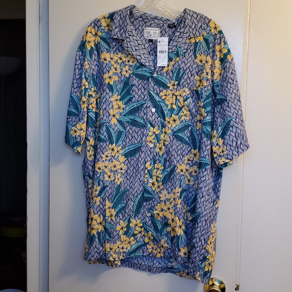 REYN SPOONER Japanese Rayon Aloha Shirt LG